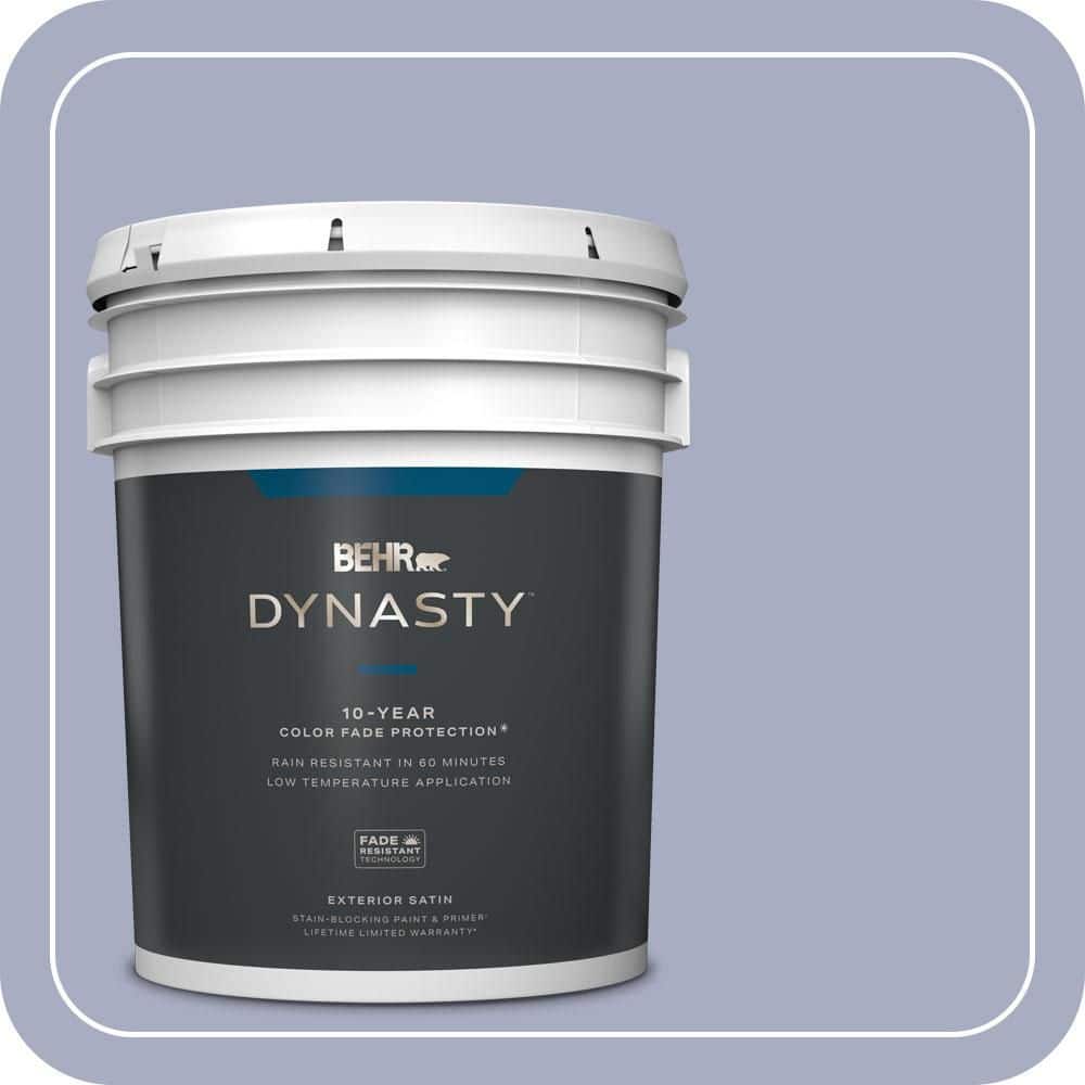 BEHR DYNASTY 5 gal. #MQ5-13 Upscale Satin Enamel Exterior Stain-Blocking Paint & Primer