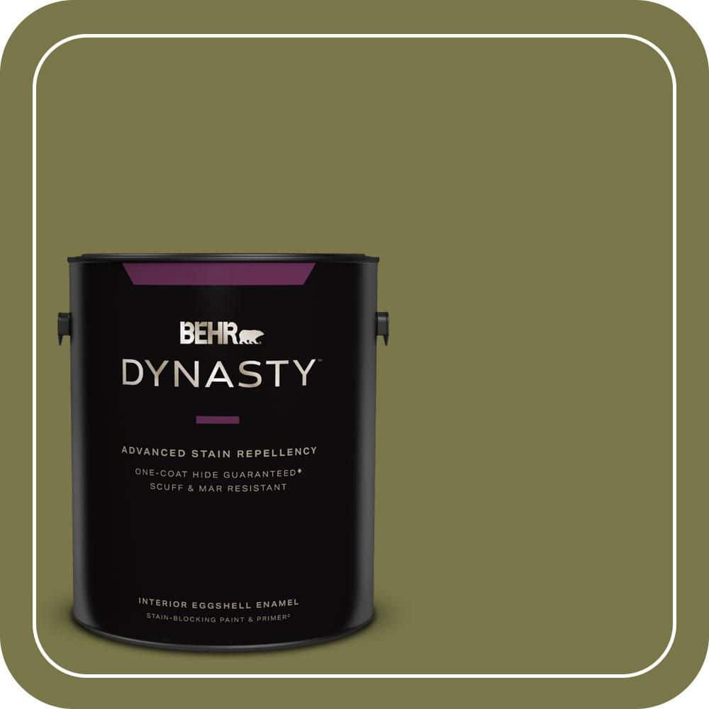 BEHR DYNASTY 1 gal. #S340-7A Garnish Eggshell Enamel Interior Stain-Blocking Paint & Primer