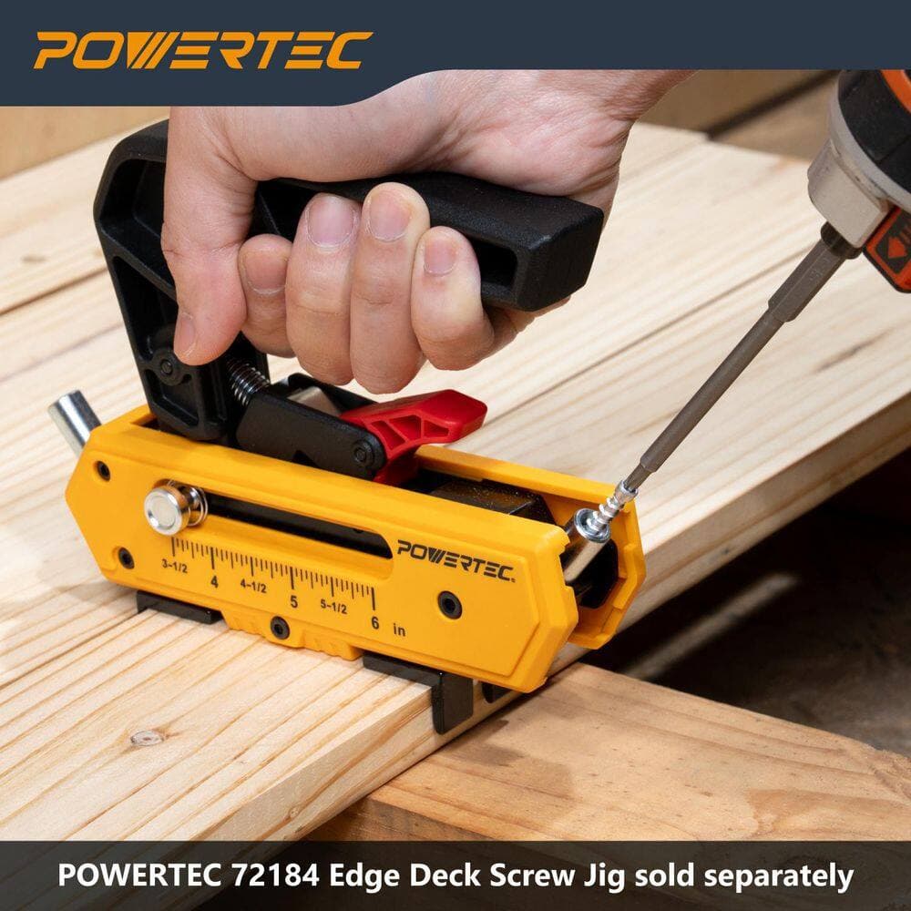 ‎POWERTEC #10 x 2-3/8 in. Ruspert-Coated Outdoor Wood Deck Screws, T15 Star Flat-Head, Compatible w/ Edge Deck Screw Jigs (250PK) (2)