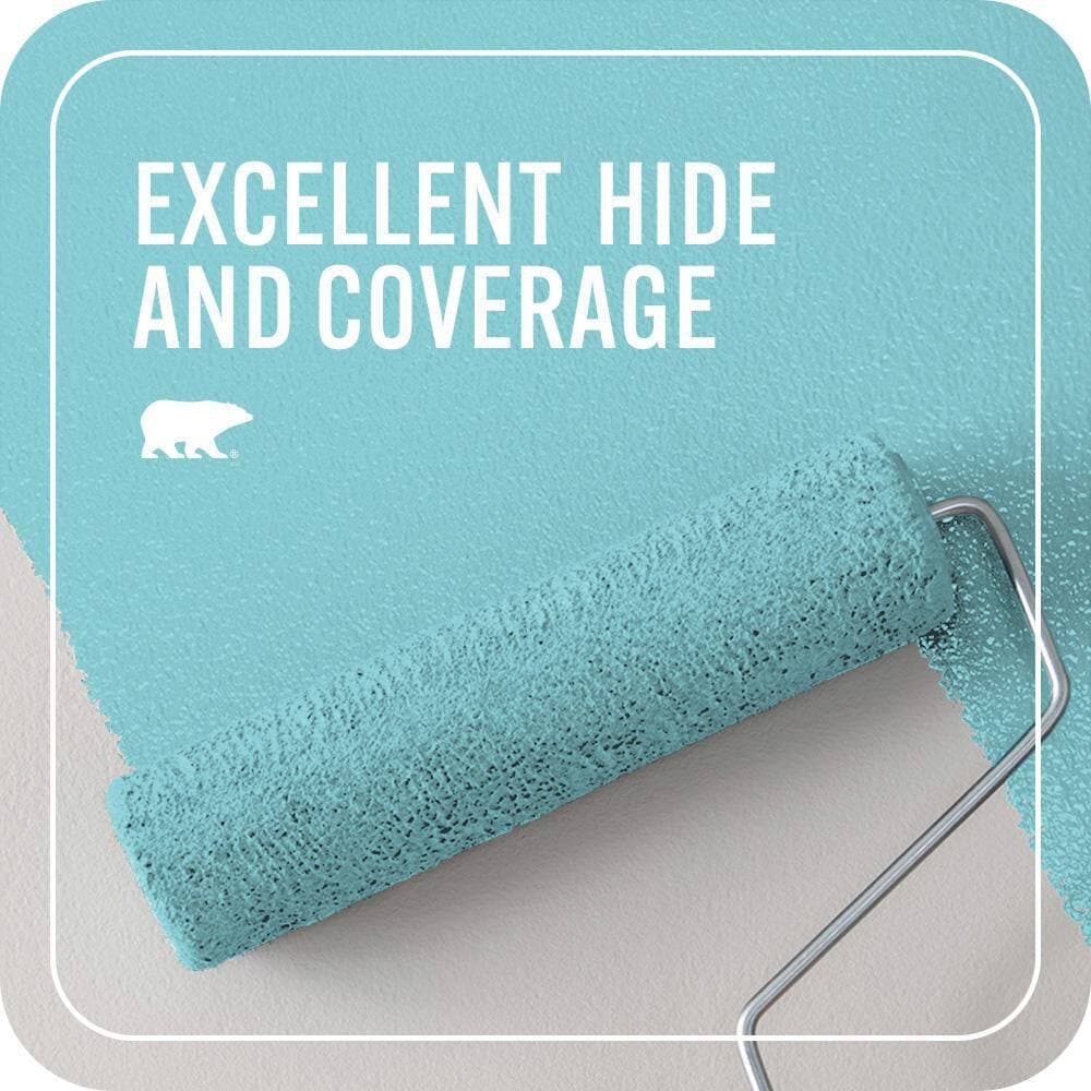 BEHR PREMIUM PLUS 1 qt. Home Decorators #HDC-MD-14 Sky Watch Semi-Gloss Enamel EcoMix Plant-Based Interior Paint & Primer (2)