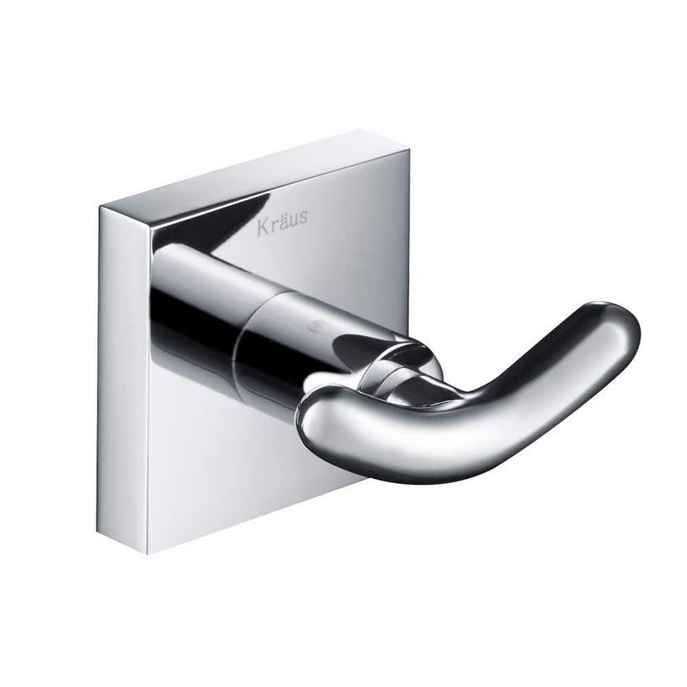 KRAUS Ventus Bathroom Robe and Towel Double Hook (1)