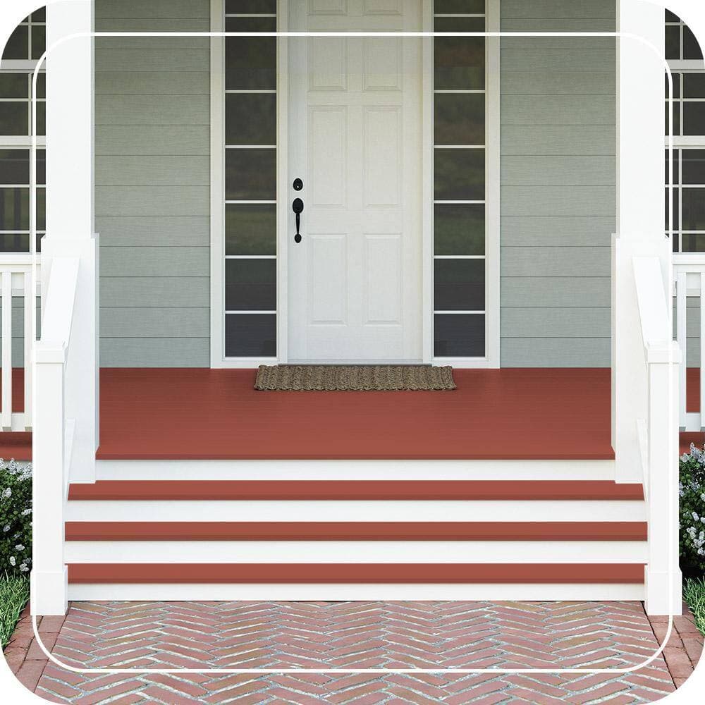 BEHR PREMIUM #ECC-62-3 Textured Low-Lustre Enamel Interior/Exterior Porch and Patio Anti-Slip Floor Paint (2)