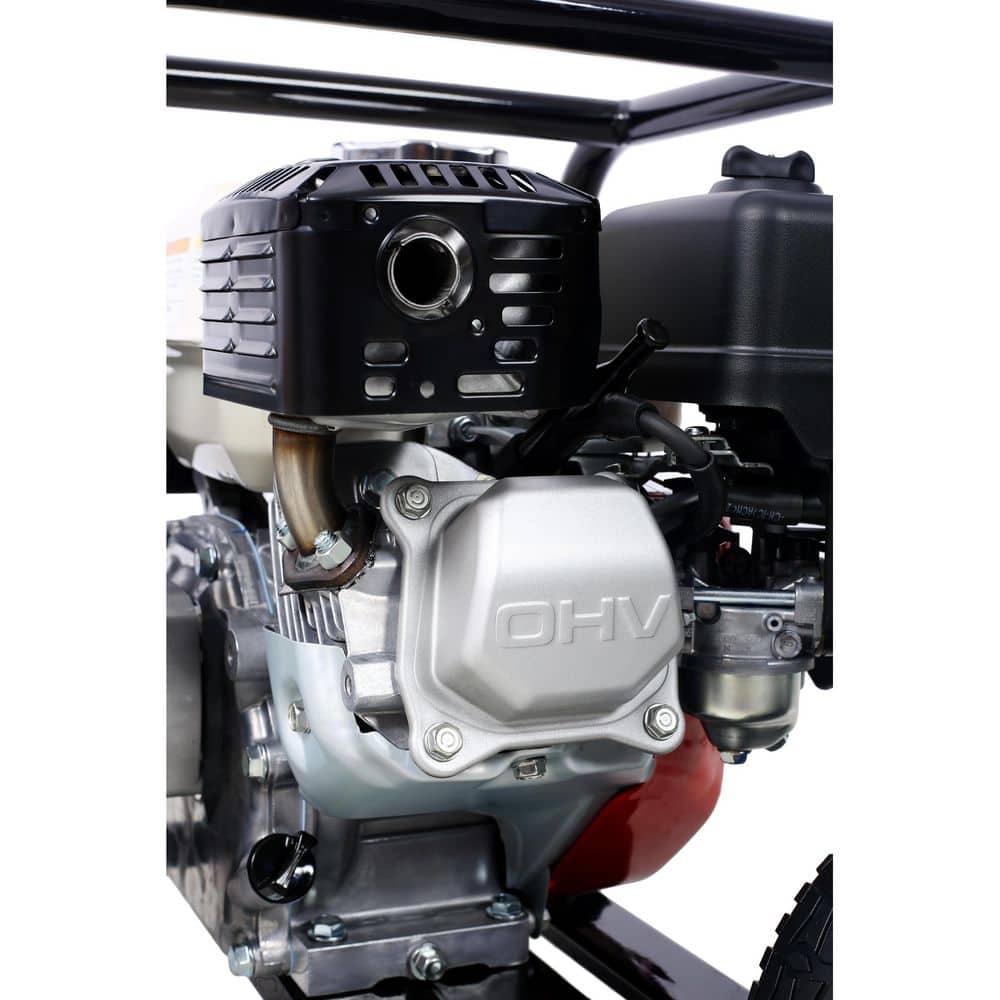 Tahanbath Water Pump 3 in. 264Gpm, 163cc Honda GX160 Engine, 3 in. NPT COUPLER, WITH ACCESSORIES KIT AND HANDLE WHEEL KIT (2)