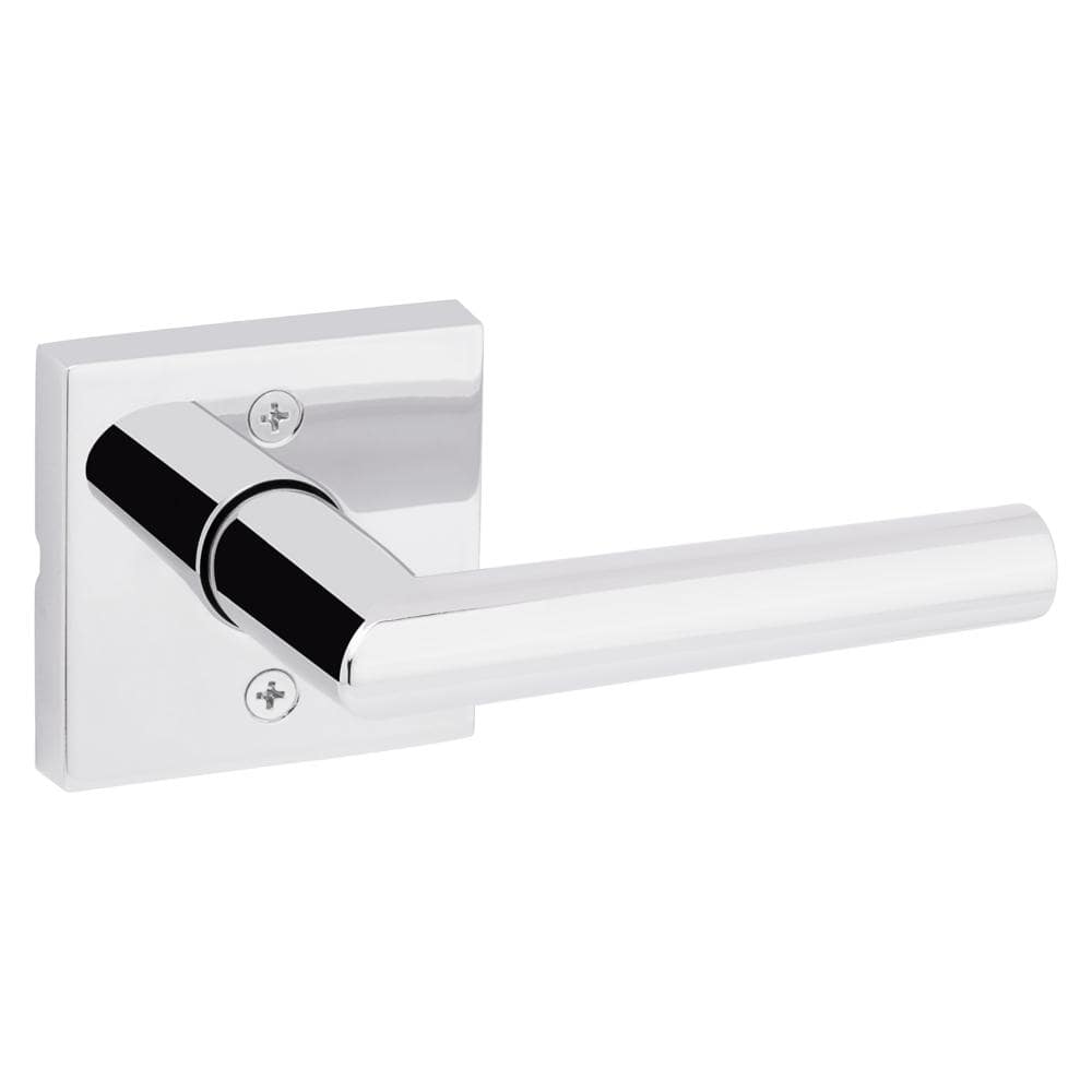 Kwikset Milan Polished Chrome Square Half Dummy Reversible Door Lever