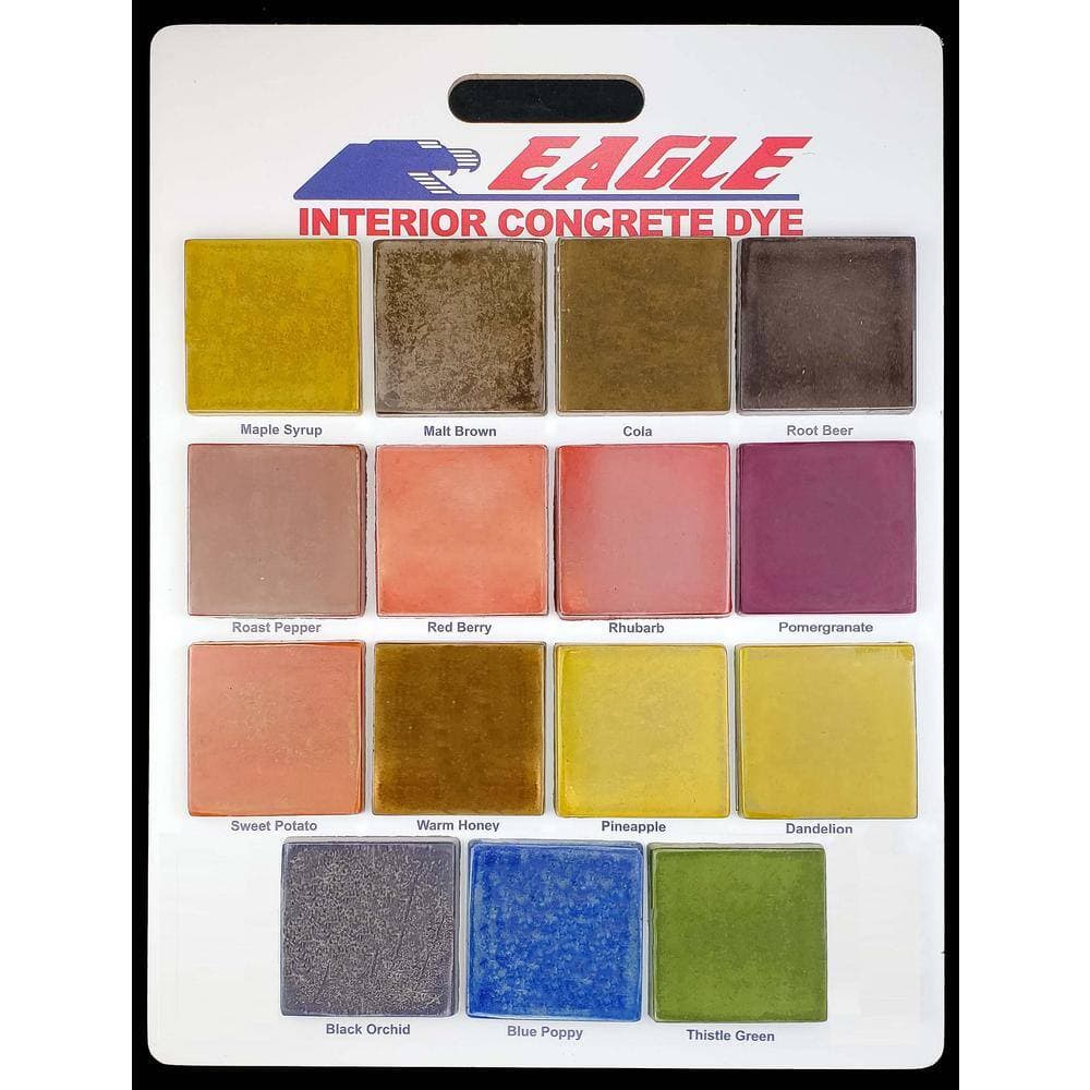 Eagle 1 gal. Malt Brown Interior Concrete Dye Stain Makes with Water from 8 oz. Concentrate (3)
