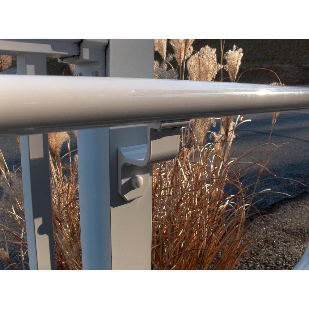 EZ Handrail 6 ft. Copper Vein Aluminum Round Straight Handrail Kit (3)