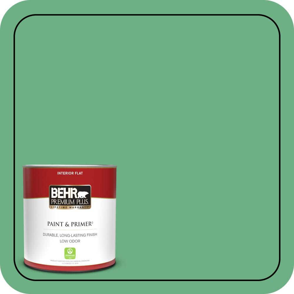 BEHR PREMIUM PLUS #P410-5 Lily Pads Flat Low Odor & Primer