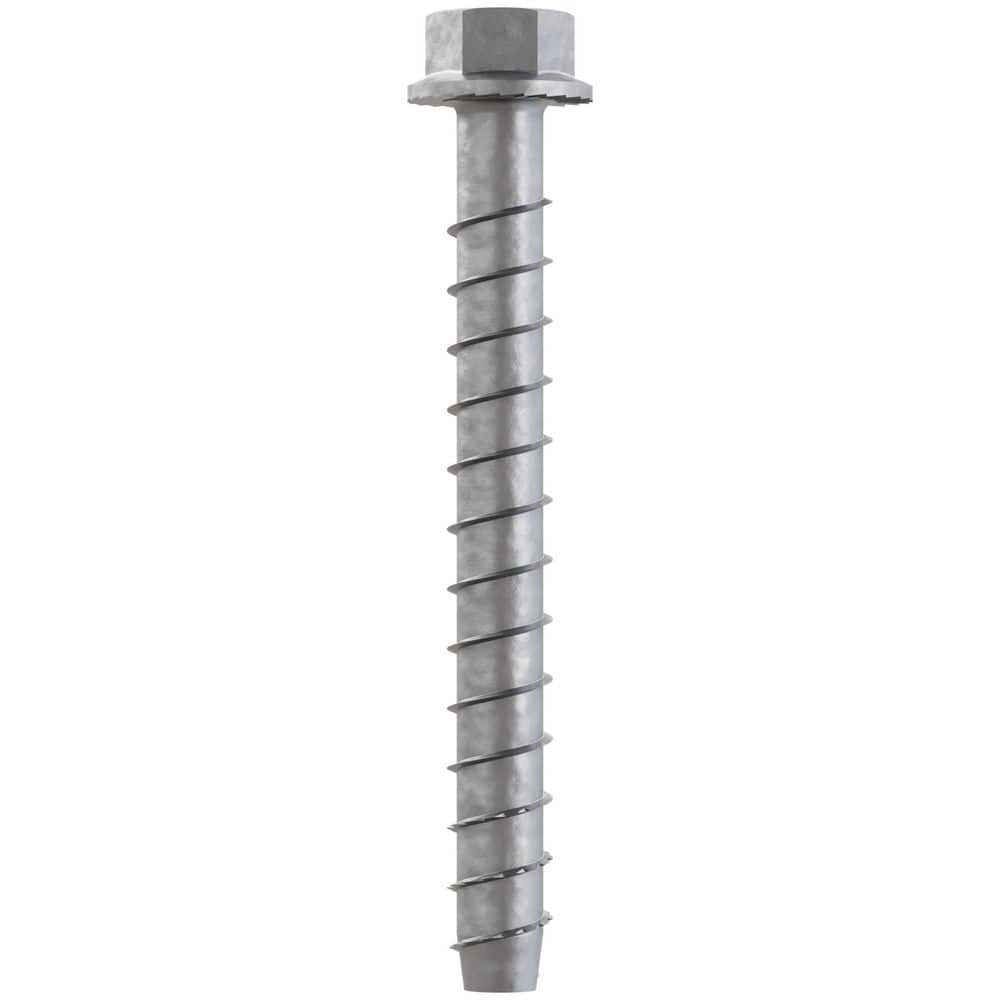 Simpson Strong-Tie Titen HD 1/2 in. x 5 in. Mechanically Galvanized Heavy-Duty Concrete and Masonry Screw Anchor (20-Piece)