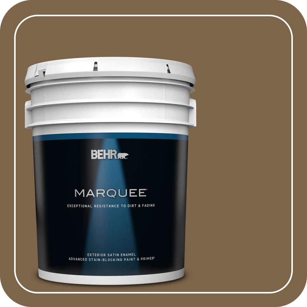BEHR MARQUEE 5 gal. #PPU4-19 Arts and Crafts Satin Enamel Exterior Paint & Primer