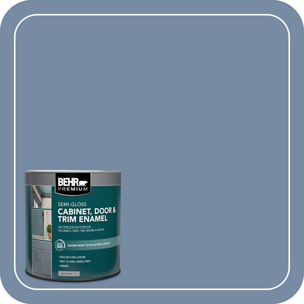 BEHR PREMIUM 1 qt. #PPU15-09 Hilo Bay Semi-Gloss Enamel Interior/Exterior Cabinet, Door & Trim Paint