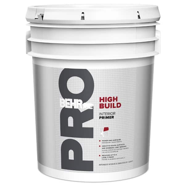 BEHR PRO 5 Gal. White Flat Interior High Build Primer Sprayer (2)
