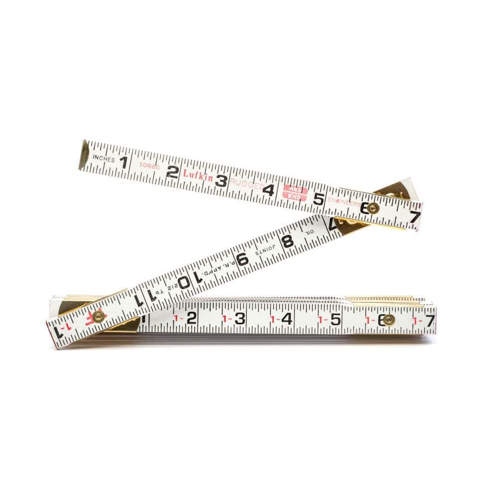 Crescent Lufkin 5/8 in. x 6 ft. Wood Rule Red End