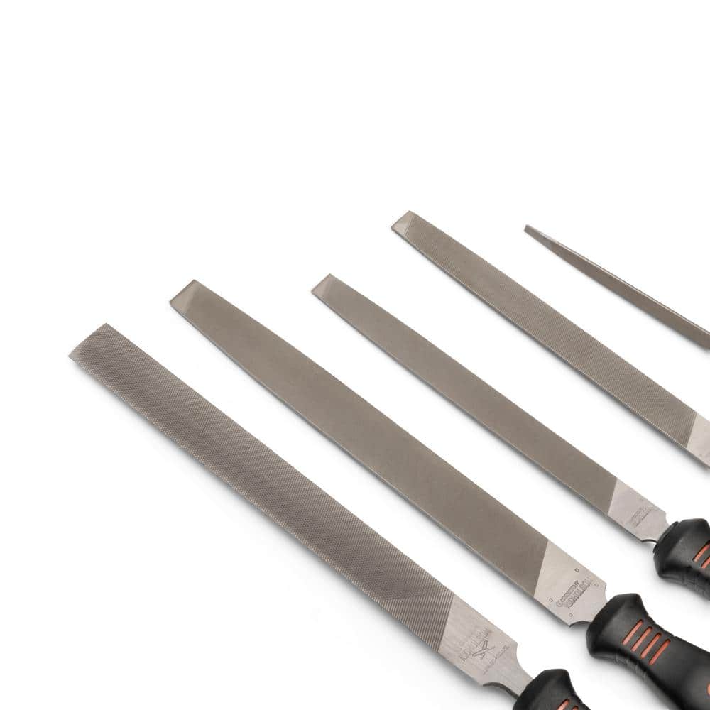 Crescent Nicholson 6 in., 8 in. and 10 in. General Purpose File Set with Ergonomic Handles (5-Piece) (3)
