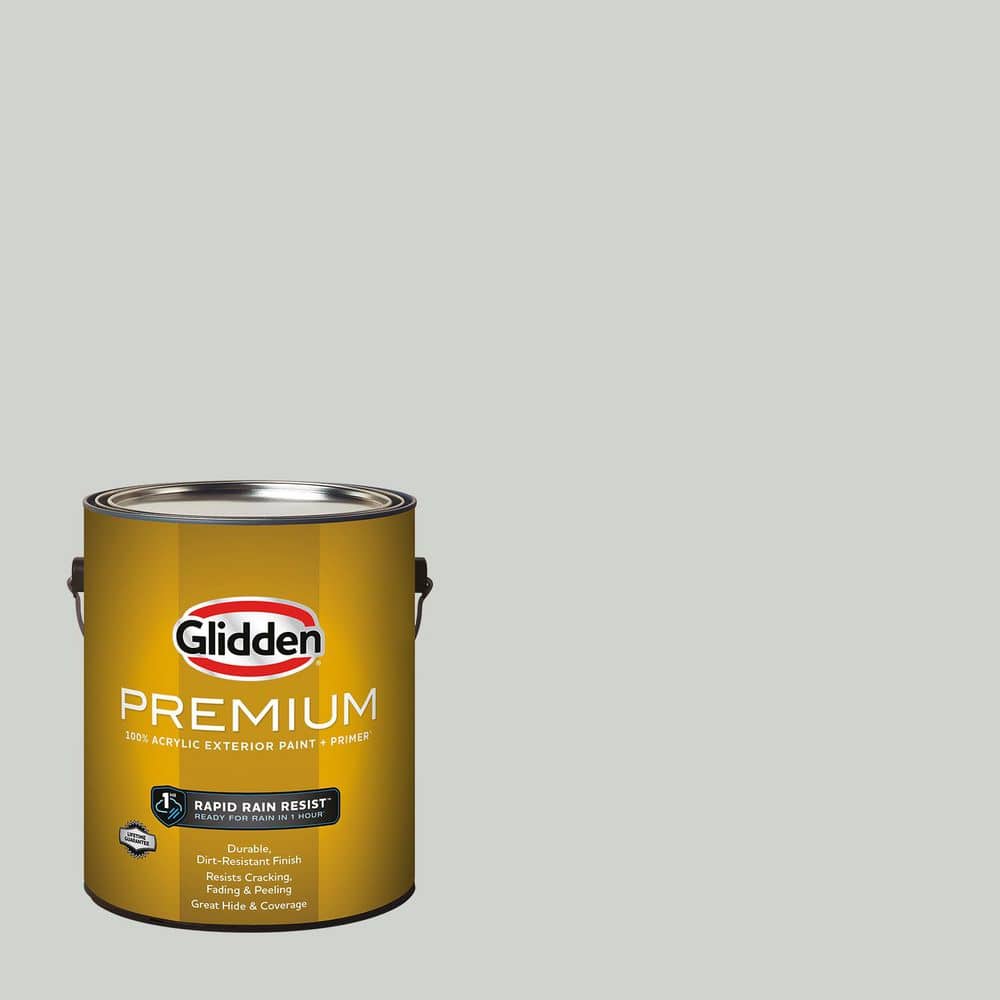 Glidden Premium 1 gal. PPG1009-2 Tornado Flat Exterior Latex Paint