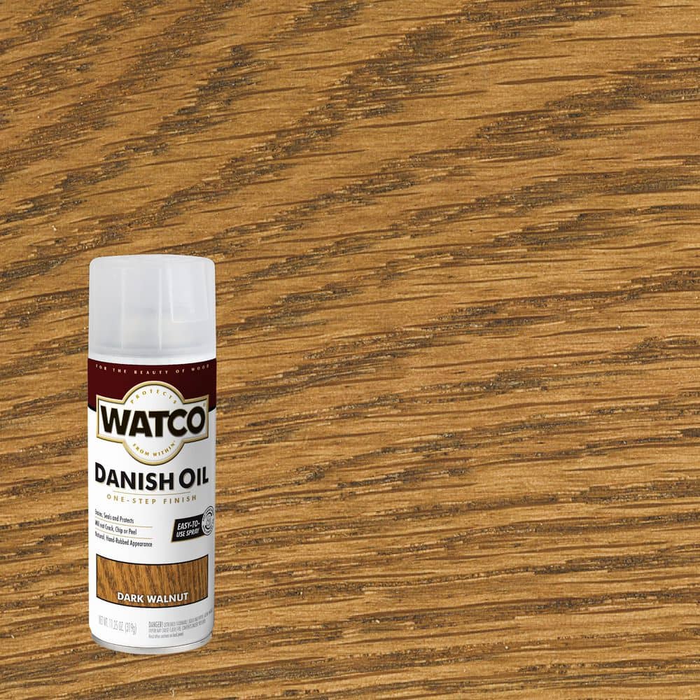 Watco 11.25 Dark Walnut Danish Oil Spray Paint