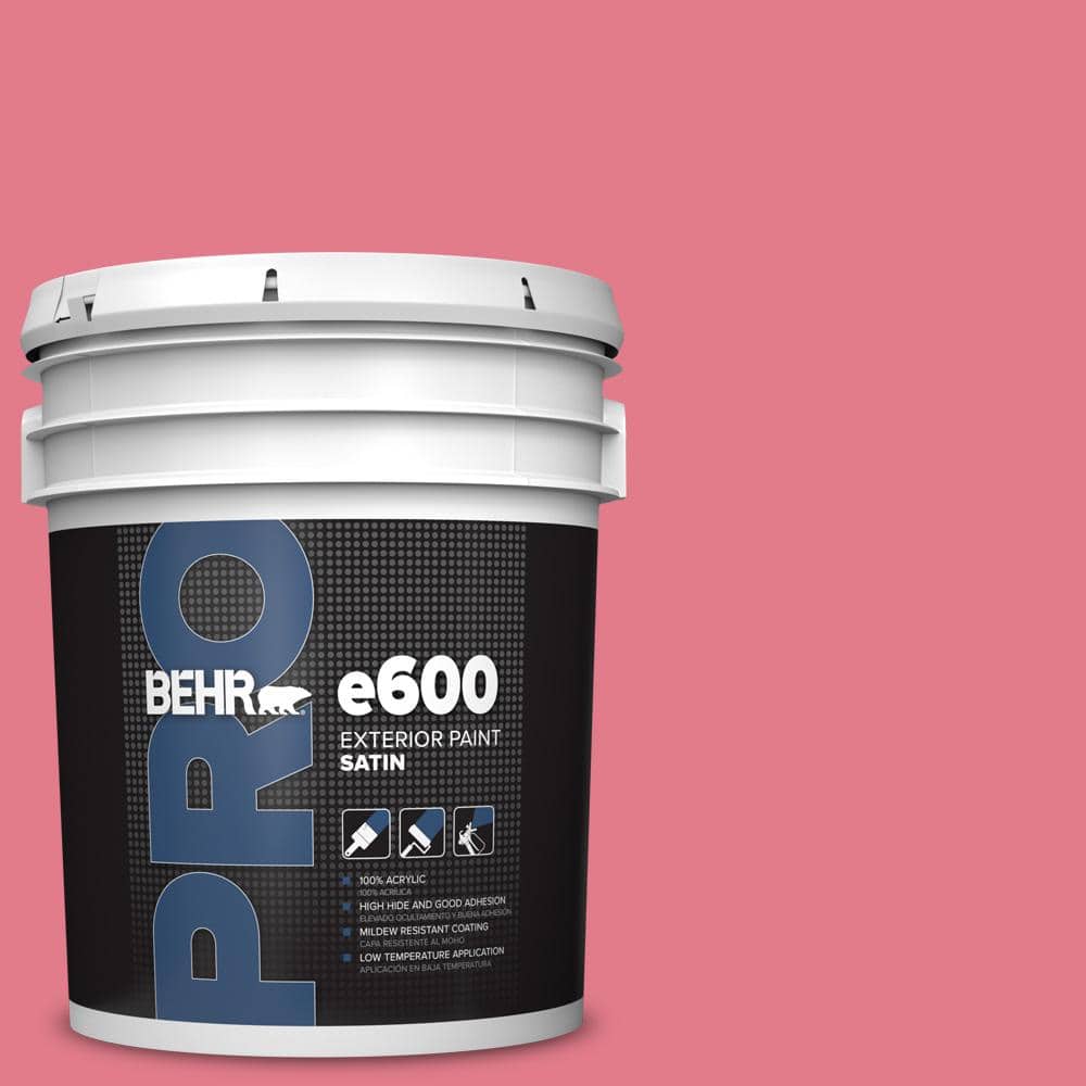 BEHR PRO 5 gal. #P150-4 Hot Gossip Satin Exterior Paint