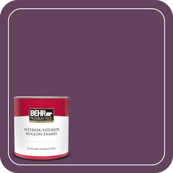 BEHR PREMIUM PLUS #BIC-36 Grape Fizz Enamel Low Odor & Primer (4)