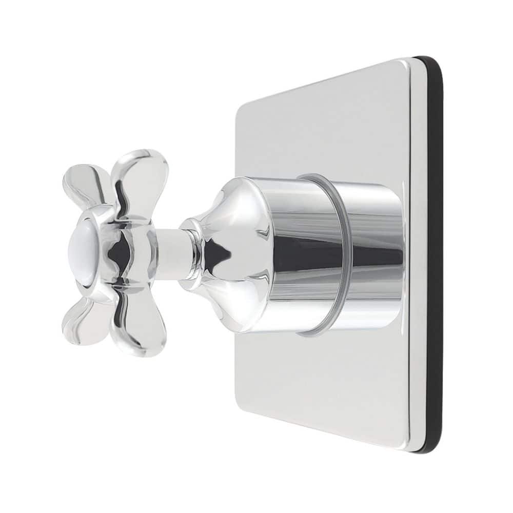 Kingston Brass Essex 3/4 in. Single-Handle 1-Hole Wall Mount 6-Way Diverter Valve with Trim Kit in Polished Chrome (1)