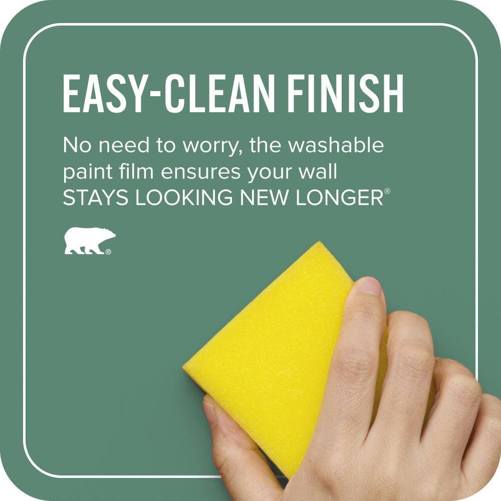 BEHR ULTRA 1 qt. #MQ6-43 Dark Jade Extra Durable Flat Interior Paint & Primer (4)