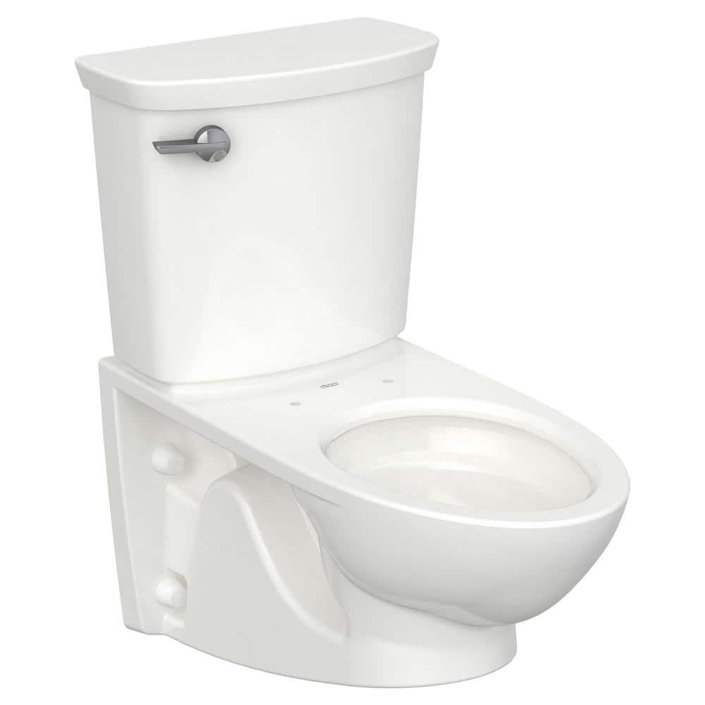 American Standard Glenwall VorMax 1.28 GPF Single Flush Toilet with Left Hand Trip Lever in White (Seat Not Included) (1)