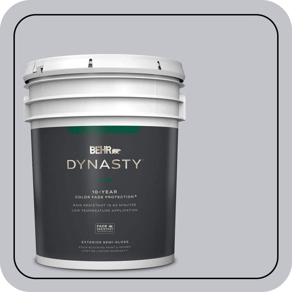 BEHR DYNASTY 5 gal. #N540-2 Glitter color Semi-Gloss Exterior Stain-Blocking Paint & Primer