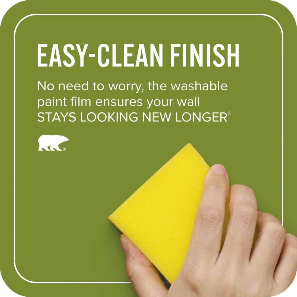 BEHR ULTRA 1 gal. #P360-7 Sassy Grass Extra Durable Flat Interior Paint & Primer (4)