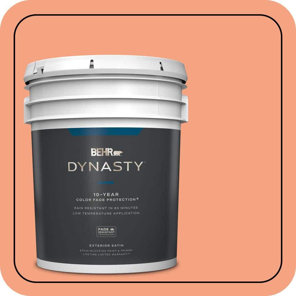 BEHR DYNASTY 5 gal. #P190-4 Siren Satin Enamel Exterior Stain-Blocking Paint & Primer
