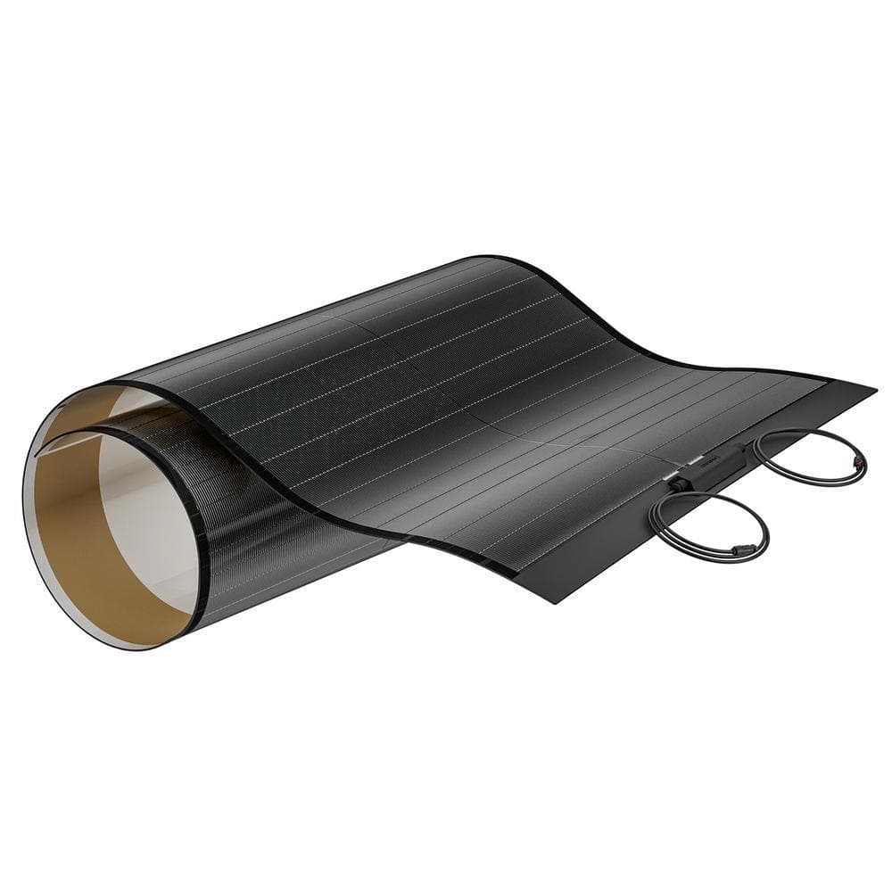 BougeRV 200-Watt CIGS Thin-Film Flexible Lightweight Solar Panel, The Most Flexible Solar Panel with Tape for Easy Installation (2)