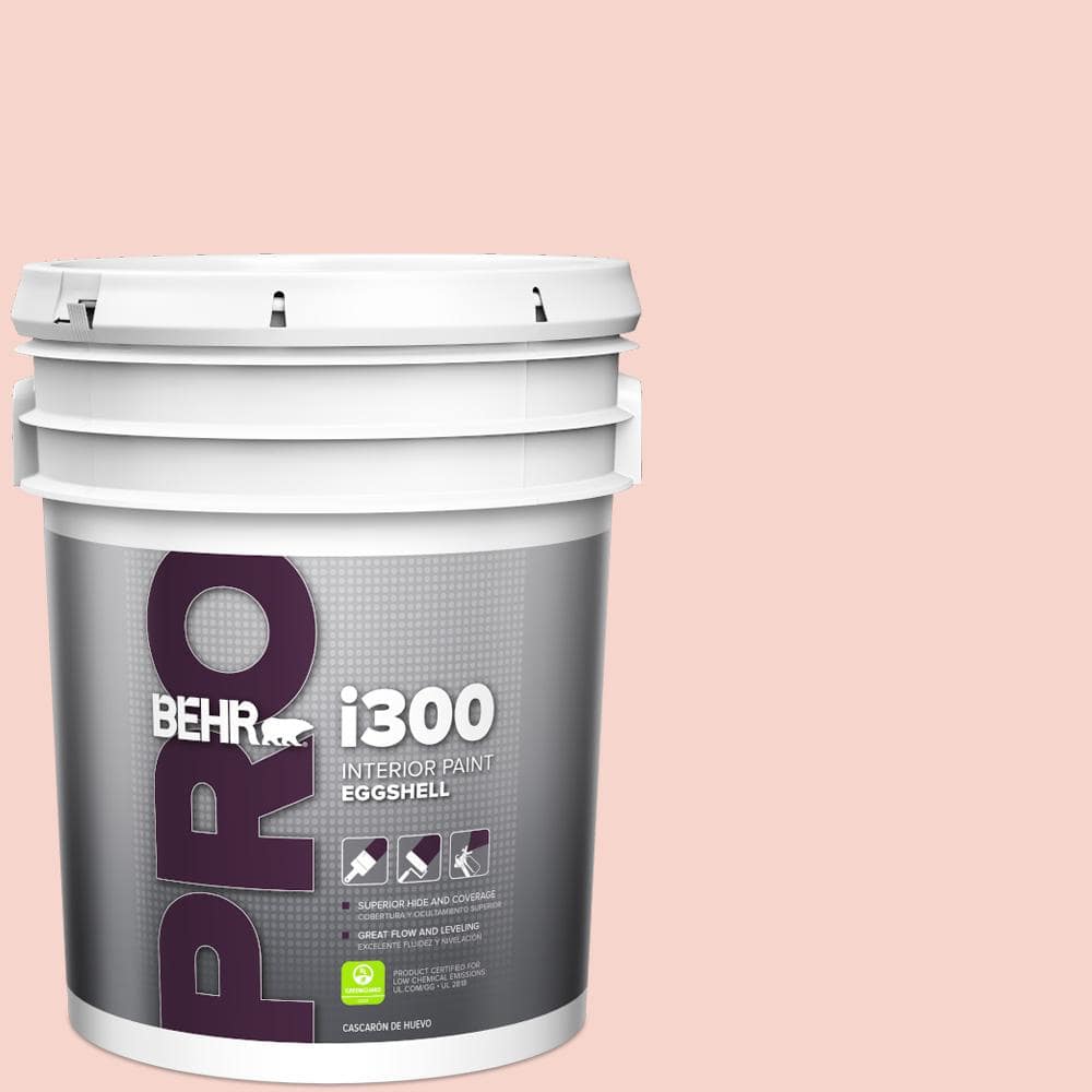 BEHR PRO 5 gal. #M170-1 Pink Elephant Eggshell Interior Paint