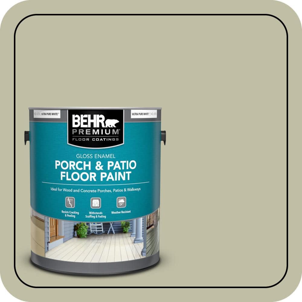 BEHR PREMIUM 1 gal. #PFC-36 Garden Lattice Gloss Enamel Interior/Exterior Porch and Patio Floor Paint
