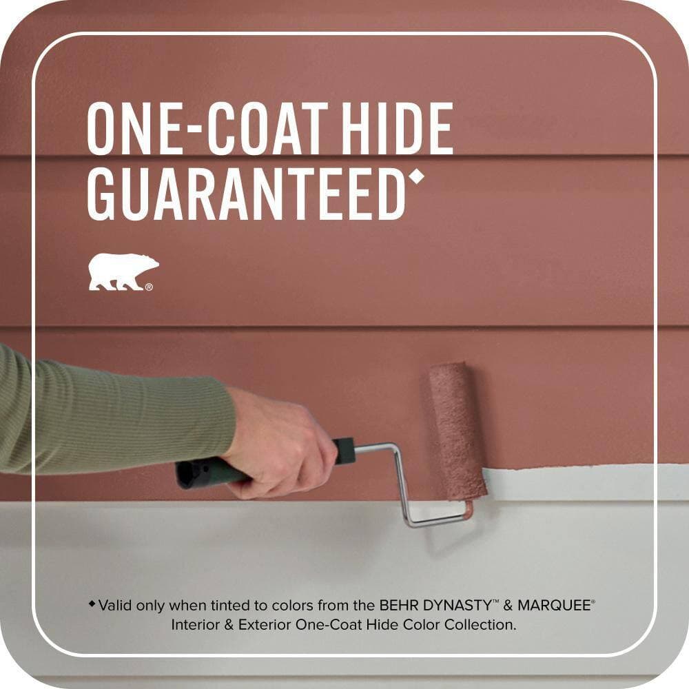 BEHR MARQUEE 1 gal. #S160-6 Red Potato Satin Enamel Exterior Paint & Primer (3)