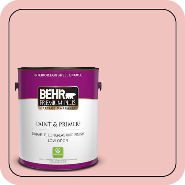 BEHR PREMIUM PLUS #M160-2 Taffy Twist Flat Interior/Exterior Paint & Primer Color Sample (3)