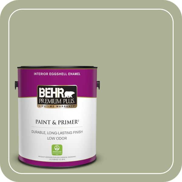 BEHR PREMIUM PLUS #PPU10-06 Spring Walk Flat Low Odor & Primer (4)