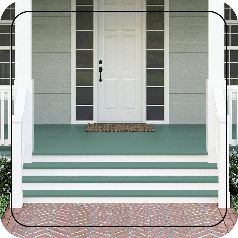 BEHR PREMIUM #M440-5 Textured Low-Lustre Enamel Interior/Exterior Porch and Patio Anti-Slip Floor Paint (2)