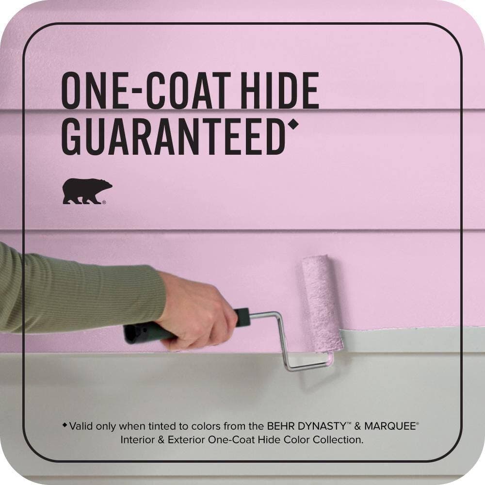 BEHR MARQUEE 1 gal. #680A-2 Sugar Sweet Flat Exterior Paint & Primer (3)