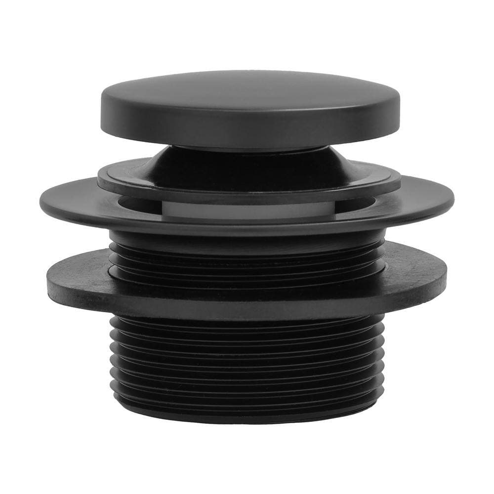 Premier Copper Products Tub Drain Trim and Single-Hole Overflow Cover for Bath Tubs - Matte Black (3)