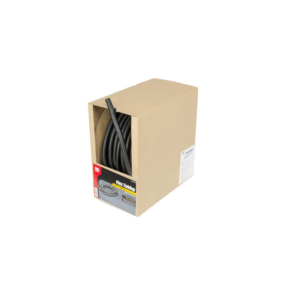 Gardner Bender 1/2 in. x 100 ft. Flex Tubing Black (2)