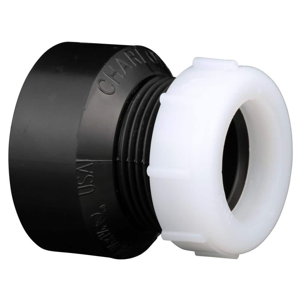 Charlotte Pipe 1-1/2 in. 1-1/4 in. ABS DWV Trap Adapter