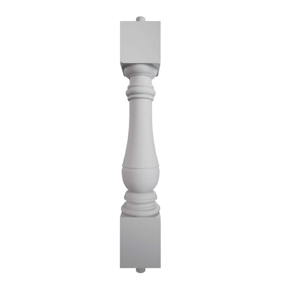 Ekena Millwork Fiberthane 700 Series 30 in. H x 5 in. W White Resin Stair Baluster (1)