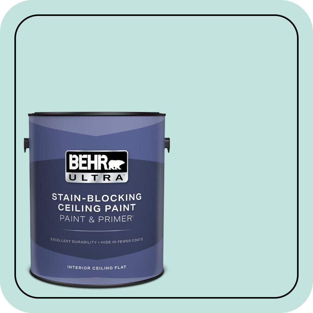 BEHR ULTRA 1 gal. #M450-2 Tidewater Ceiling Flat Interior Paint and Primer (1)
