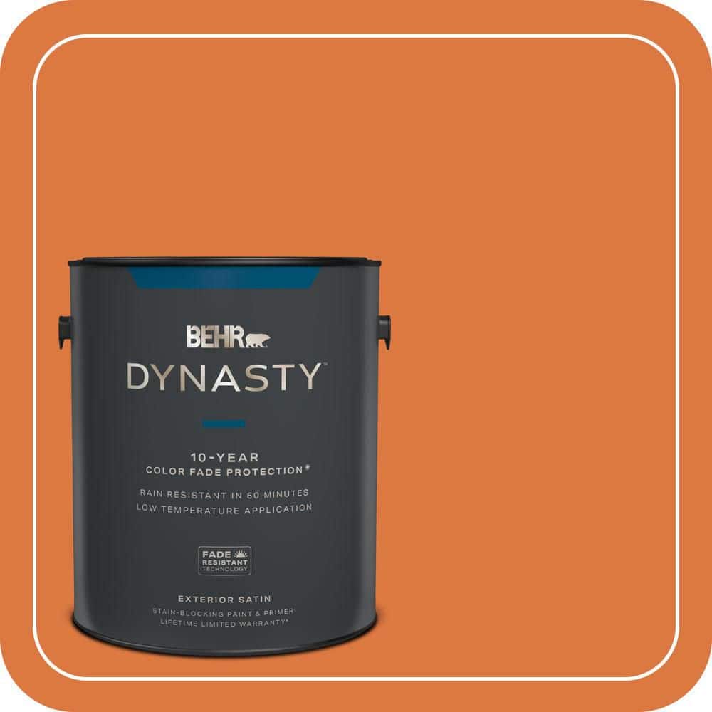 BEHR DYNASTY 1 gal. #P210-7 Japanese Koi Satin Enamel Exterior Stain-Blocking Paint & Primer