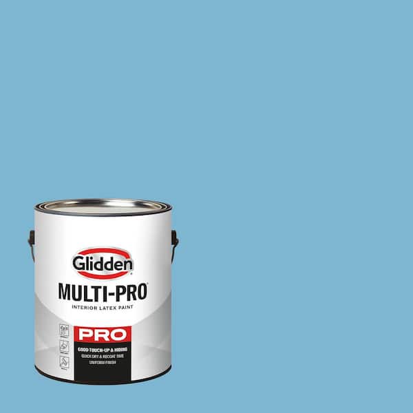 Glidden Multi-Pro 1 gal. PPG1238-4 Harbor Sky Ultra Flat Interior Paint (2)