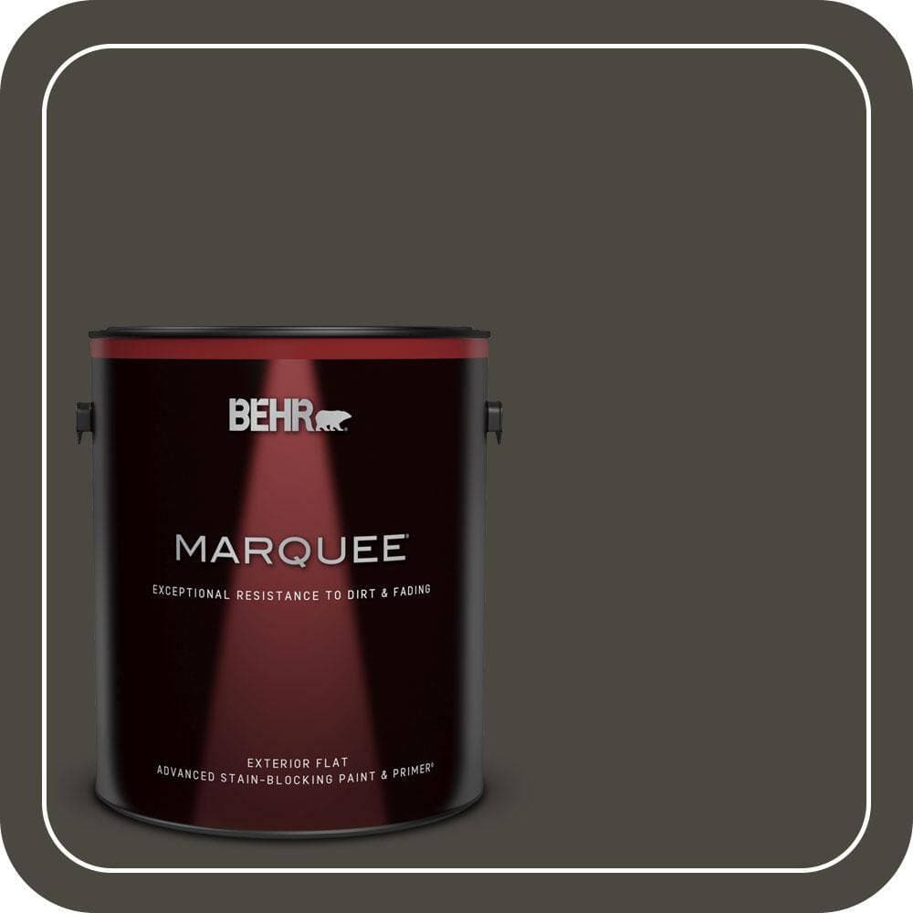 BEHR MARQUEE 1 gal. #T18-11 Unplugged Flat Exterior Paint & Primer (1)