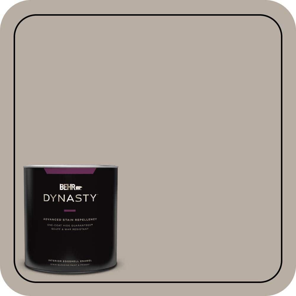 BEHR DYNASTY 1 qt. #T18-08 Off the Grid Eggshell Enamel Interior Stain-Blocking Paint and Primer