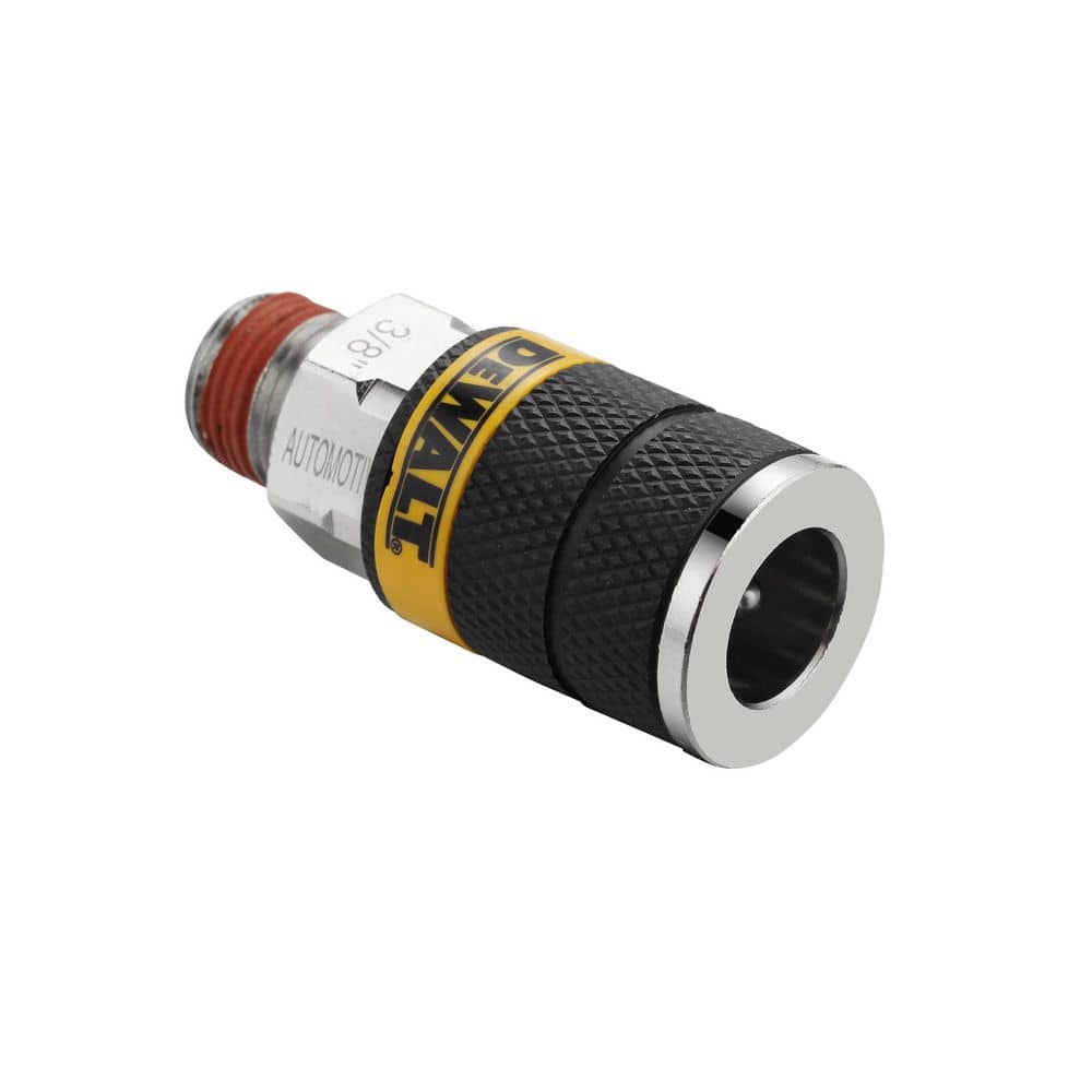 DEWALT 3/8 in. MNPT x 3/8 in. Body Automotive Coupler (2)
