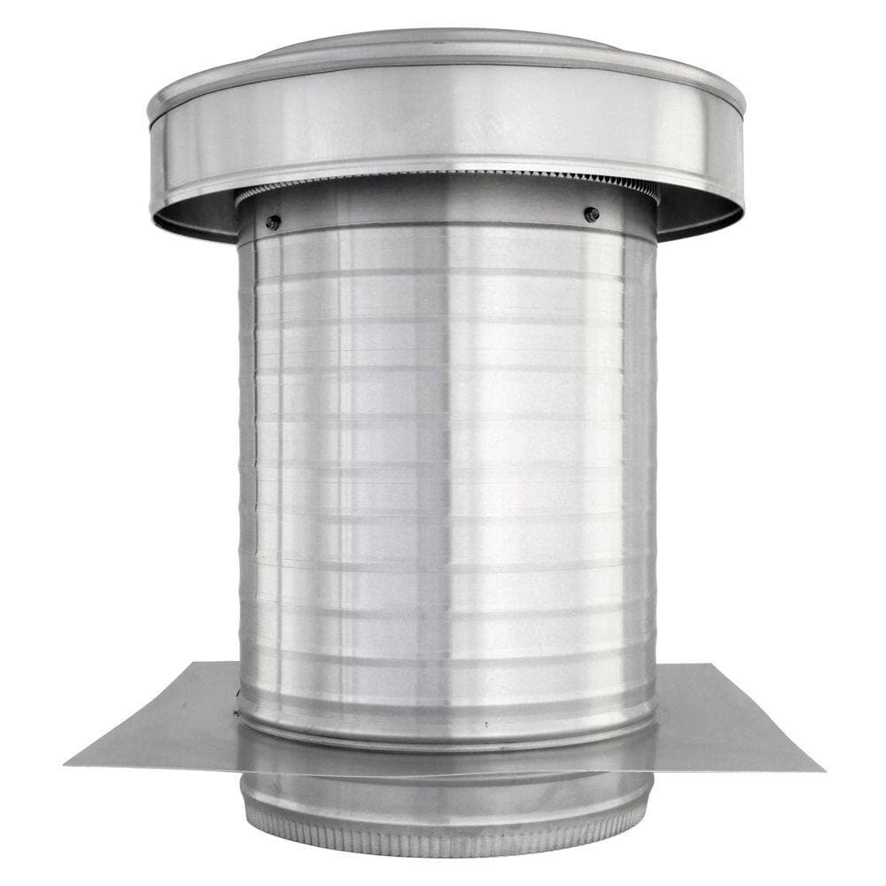 Active Ventilation 10 in. Dia. Aluminum Keepa Roof Jack with 2 in. Tail Pipe in Mill Finish (2)