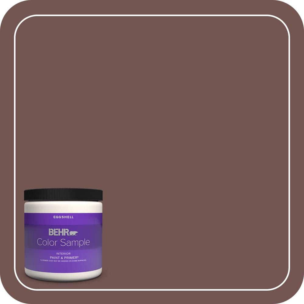 BEHR PREMIUM PLUS 8 oz. #MQ1-53 Rosy Sandstone Eggshell Enamel Interior Paint & Primer Color Sample (1)