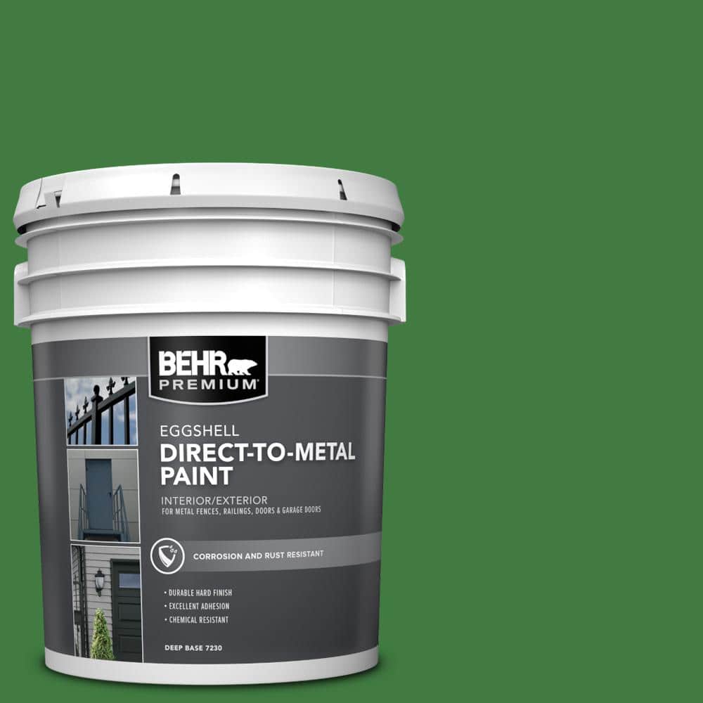 BEHR PREMIUM 5 gal. #M390-7 Hills of Ireland Eggshell Direct to Metal Interior/Exterior Paint (1)