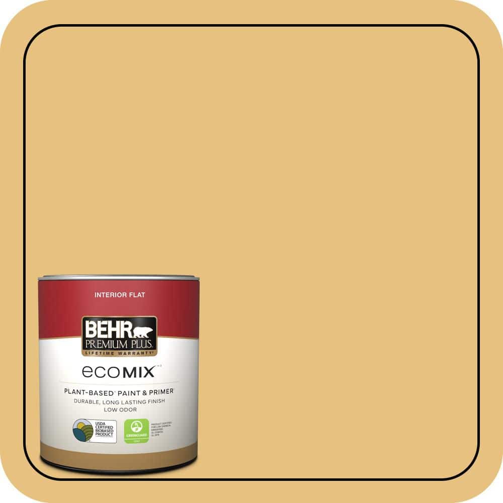 BEHR PREMIUM PLUS 1 qt. #PPU6-14 Charismatic Flat EcoMix Plant-Based Interior Paint & Primer (1)