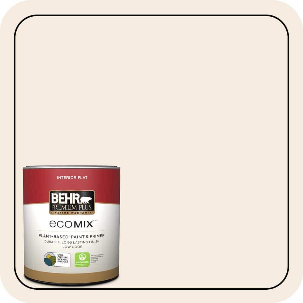 BEHR PREMIUM PLUS #PPL-52 Light Touch Flat EcoMix Plant-Based & Primer (1)